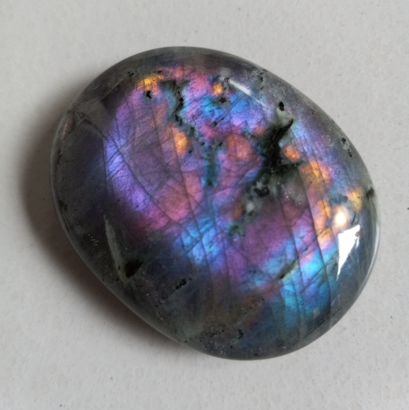 Magical Sunset Flash Labradorite Palmstone!!!!! - Picture 2 of 12